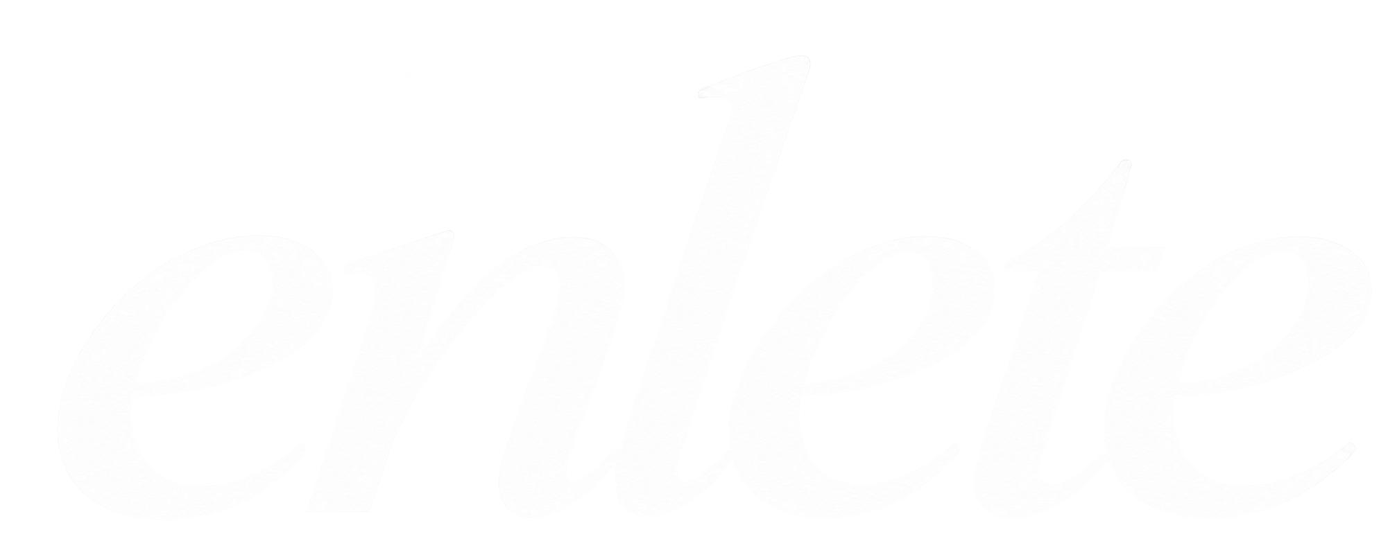 elegant white enlete wordmark